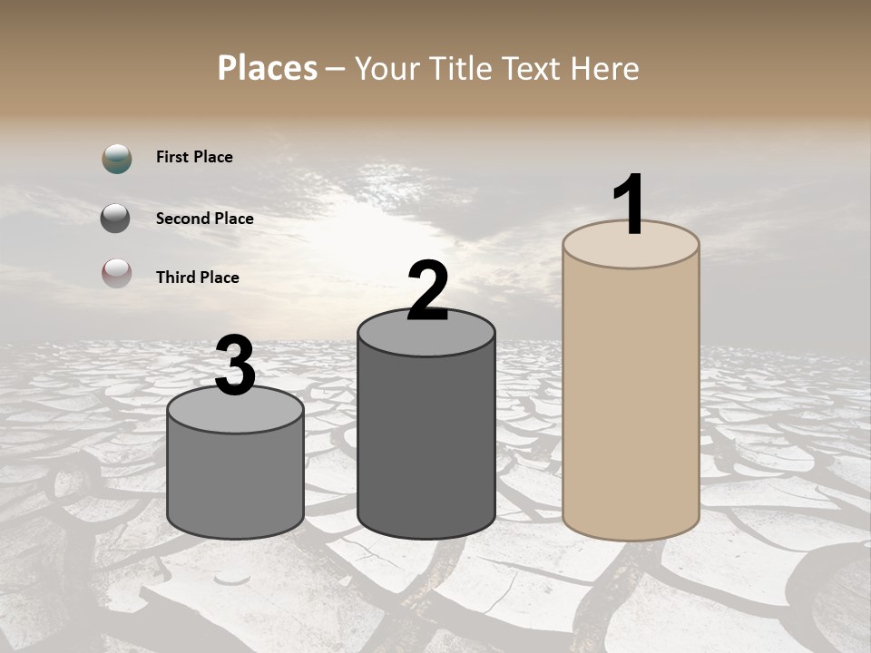 Adventure Gobi Dry PowerPoint Template