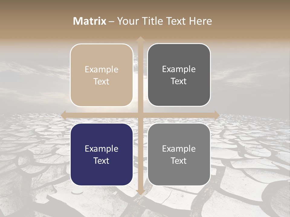 Adventure Gobi Dry PowerPoint Template
