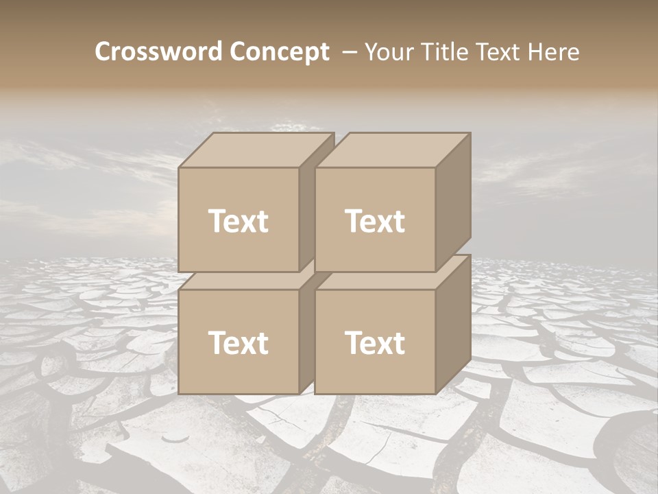 Adventure Gobi Dry PowerPoint Template