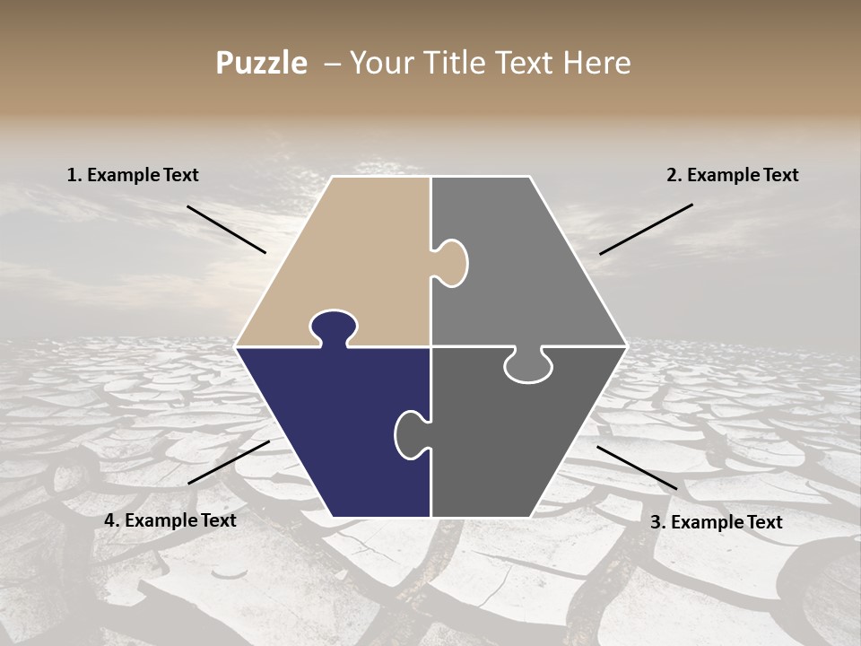 Adventure Gobi Dry PowerPoint Template