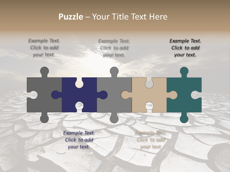 Adventure Gobi Dry PowerPoint Template