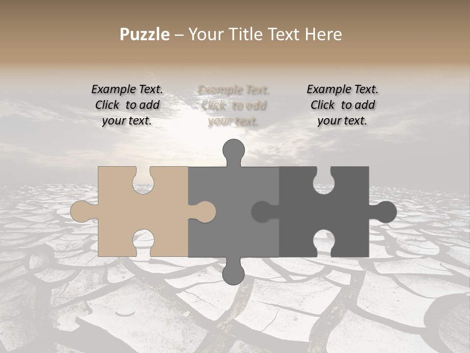 Adventure Gobi Dry PowerPoint Template