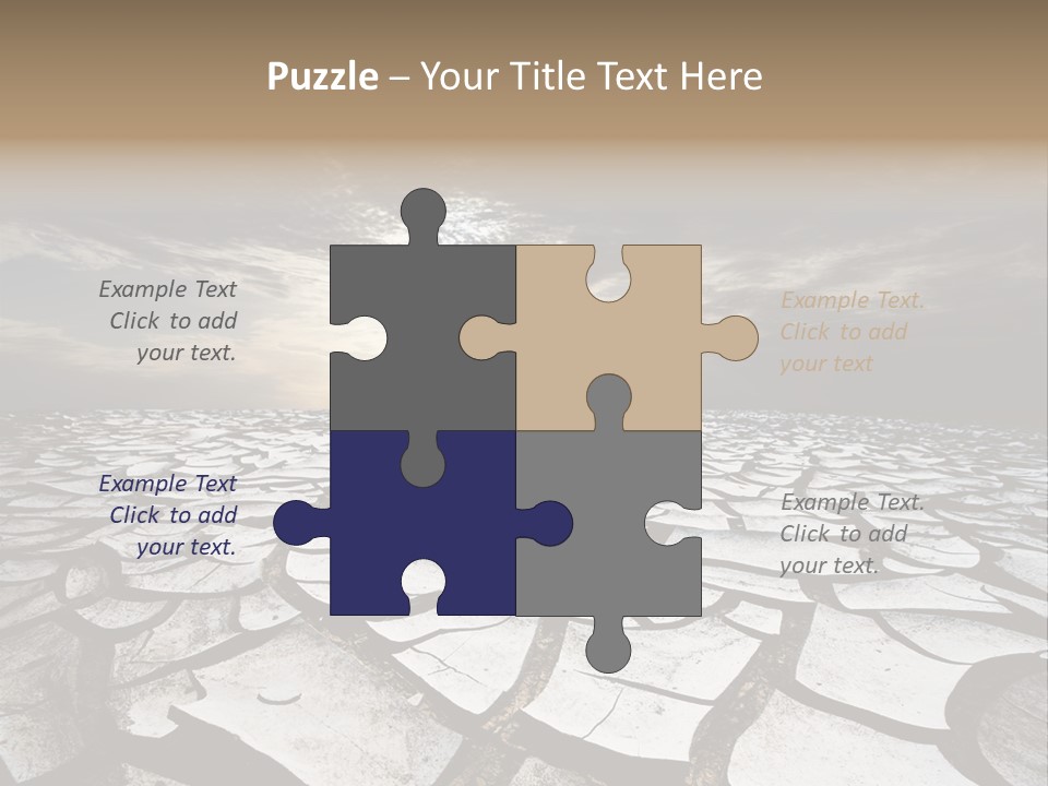 Adventure Gobi Dry PowerPoint Template