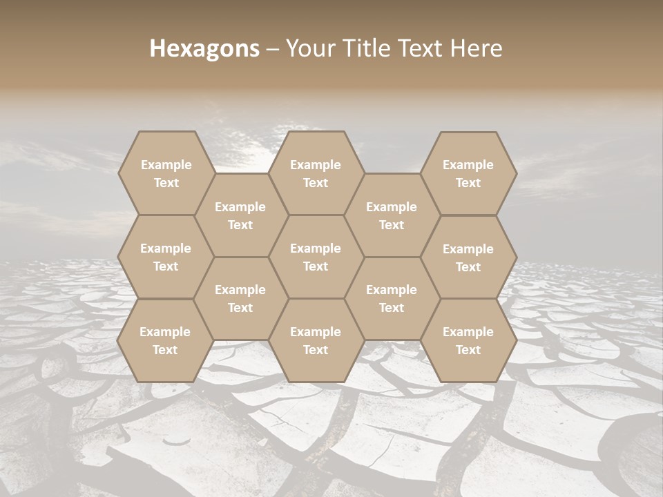 Adventure Gobi Dry PowerPoint Template