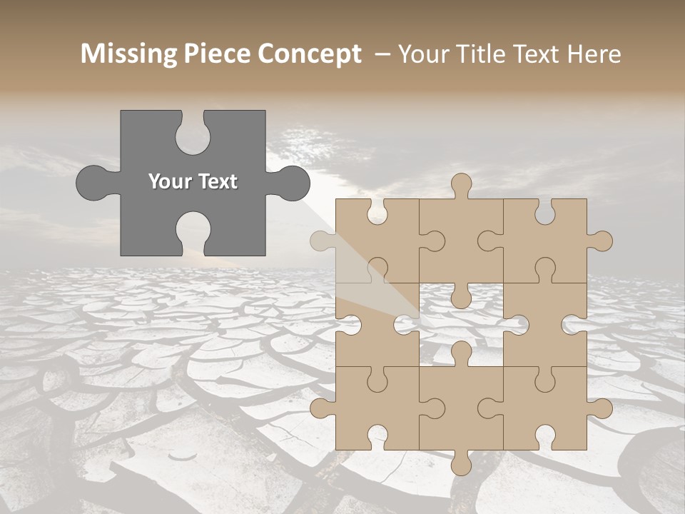 Adventure Gobi Dry PowerPoint Template