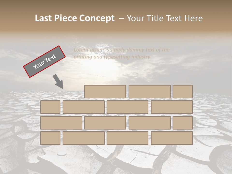 Adventure Gobi Dry PowerPoint Template