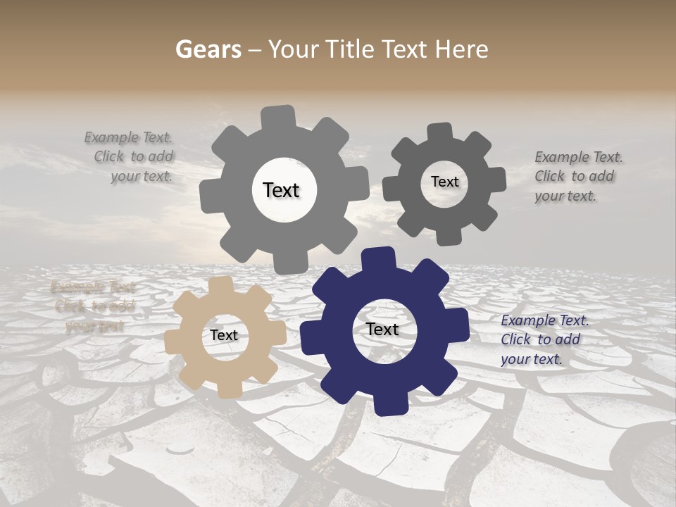 Adventure Gobi Dry PowerPoint Template