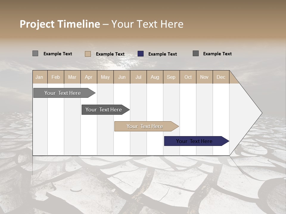 Adventure Gobi Dry PowerPoint Template