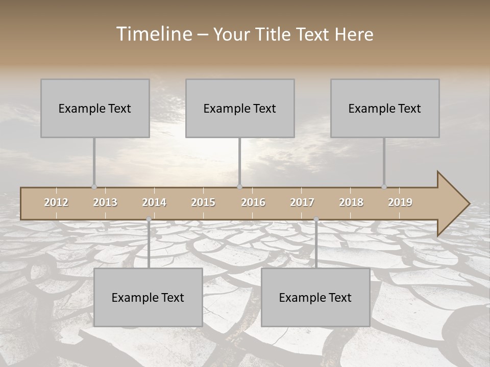 Adventure Gobi Dry PowerPoint Template