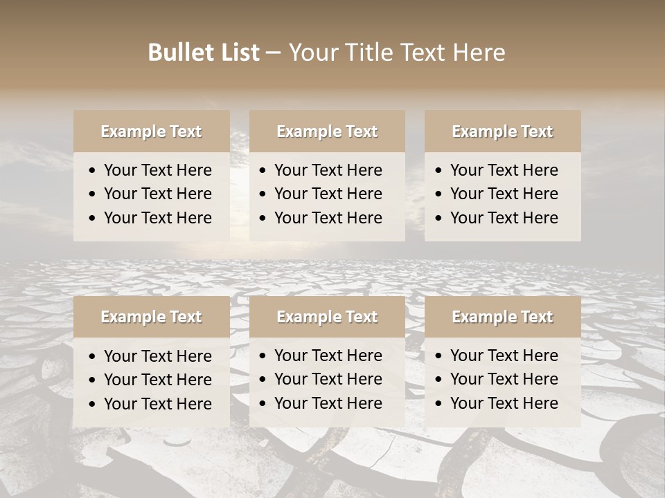 Adventure Gobi Dry PowerPoint Template