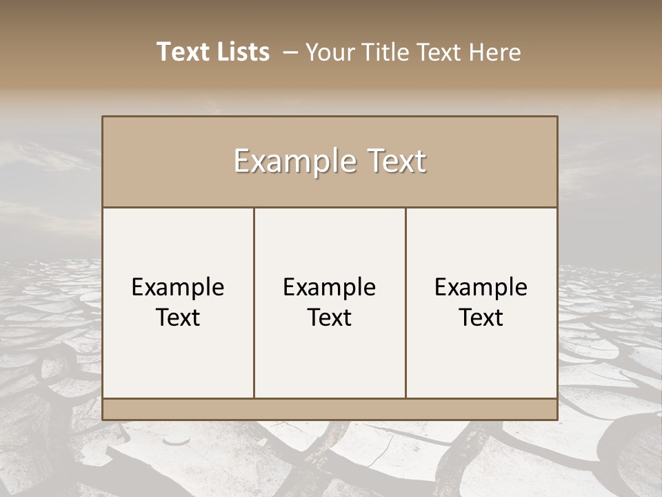 Adventure Gobi Dry PowerPoint Template