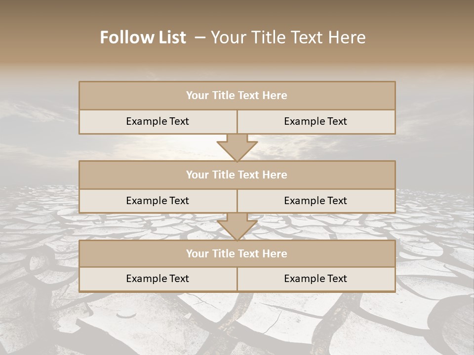 Adventure Gobi Dry PowerPoint Template