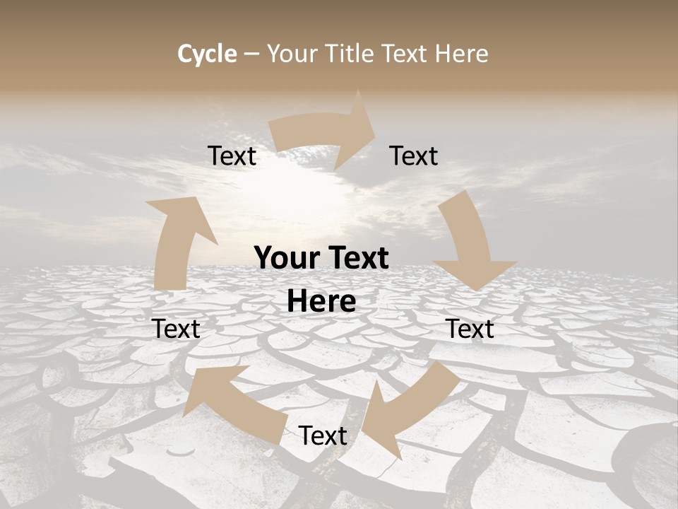 Adventure Gobi Dry PowerPoint Template