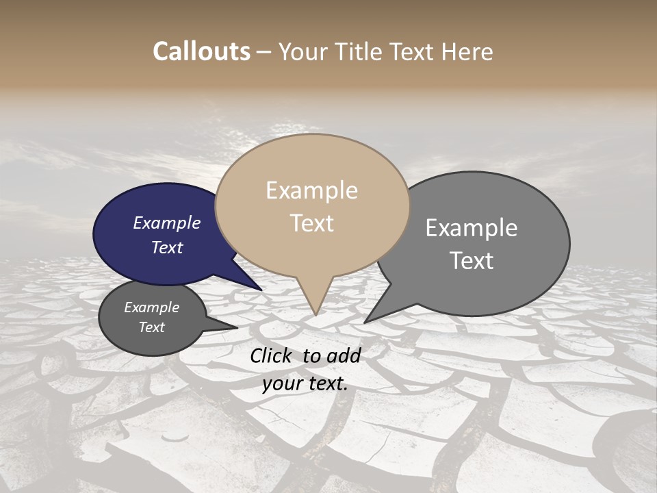 Adventure Gobi Dry PowerPoint Template