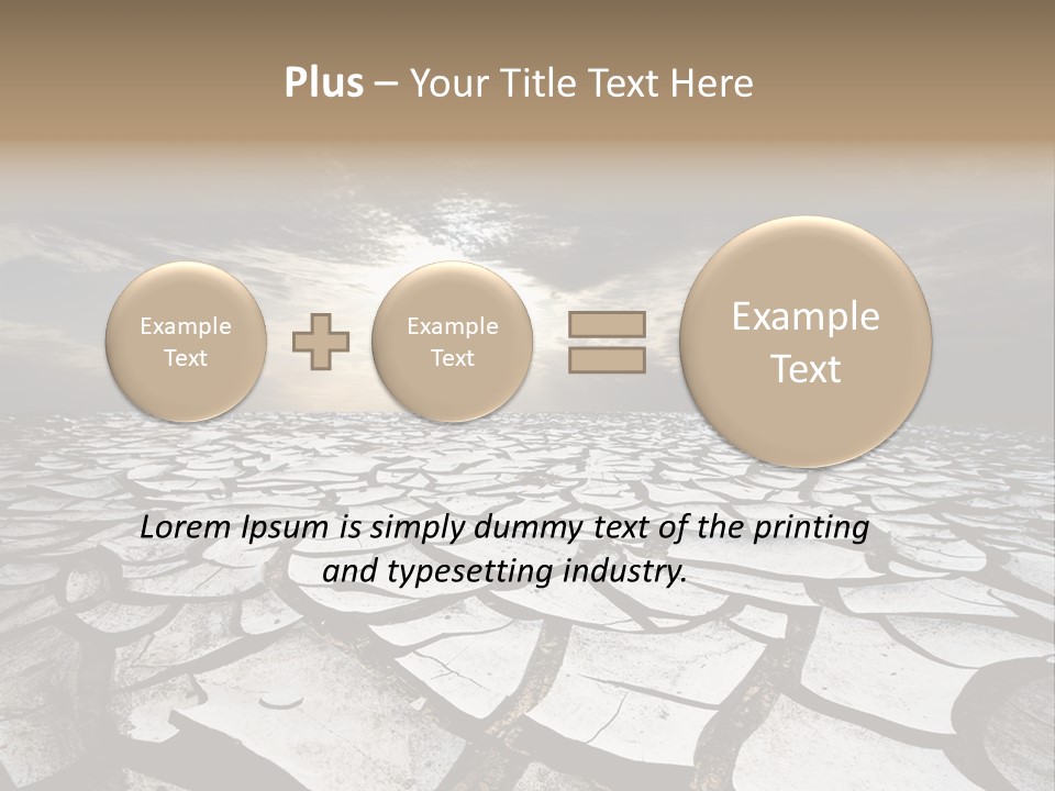 Adventure Gobi Dry PowerPoint Template