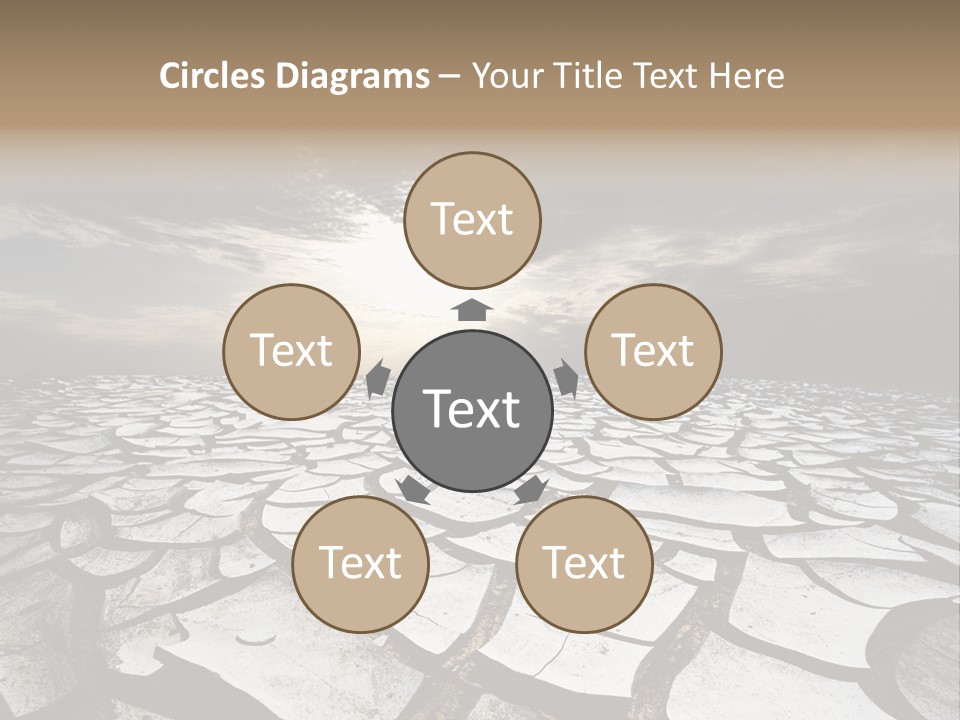 Adventure Gobi Dry PowerPoint Template