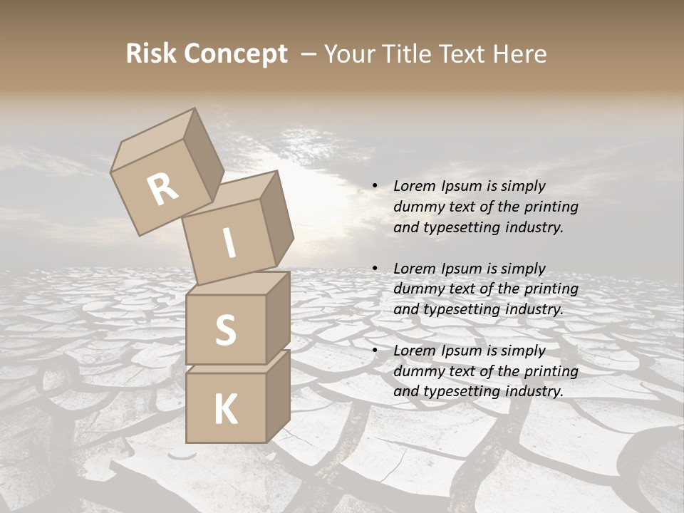 Adventure Gobi Dry PowerPoint Template