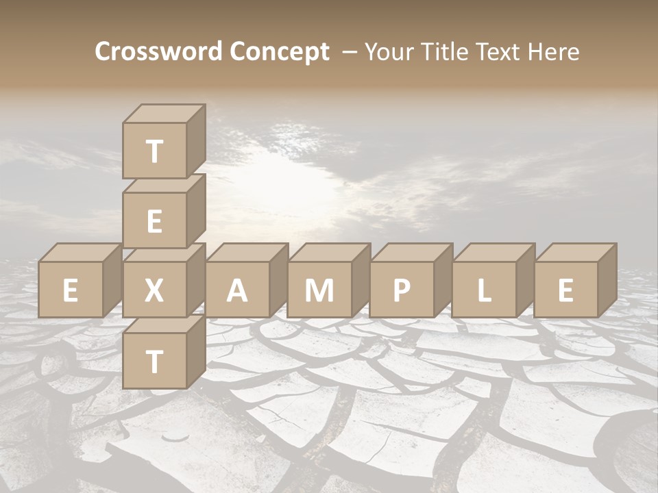 Adventure Gobi Dry PowerPoint Template