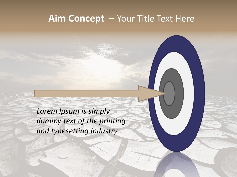 Adventure Gobi Dry PowerPoint Template