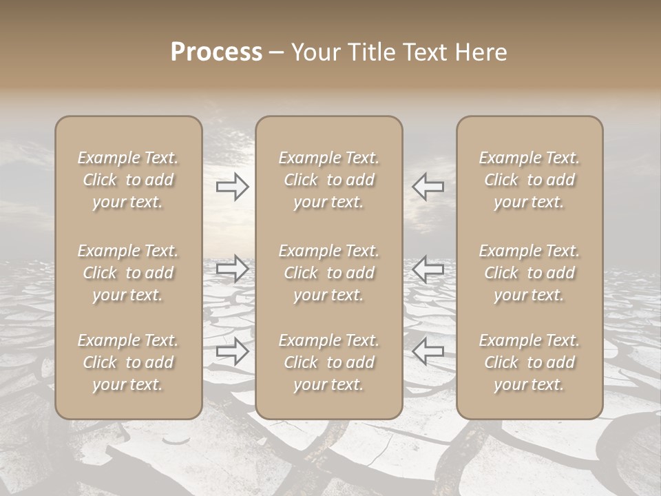 Adventure Gobi Dry PowerPoint Template