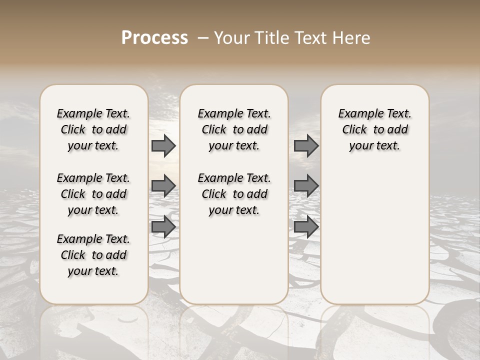Adventure Gobi Dry PowerPoint Template
