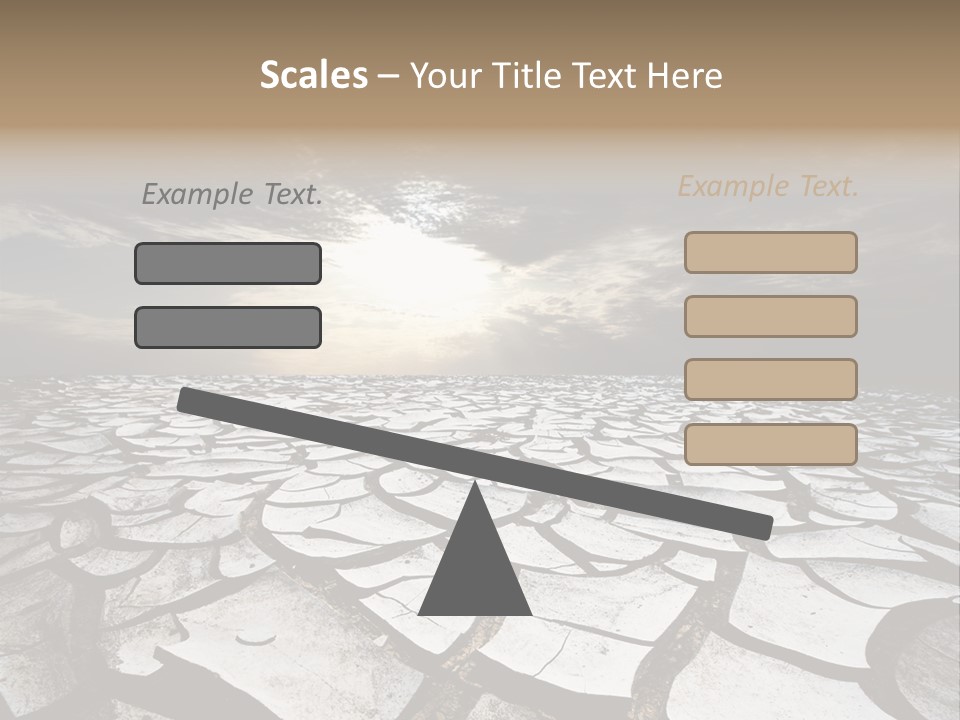 Adventure Gobi Dry PowerPoint Template