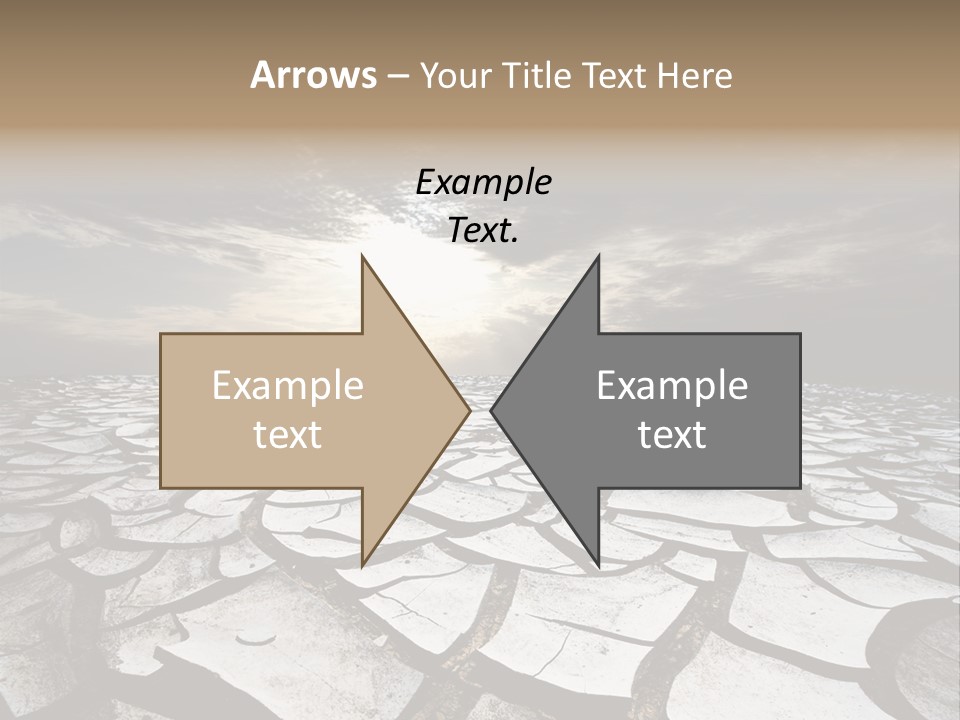 Adventure Gobi Dry PowerPoint Template