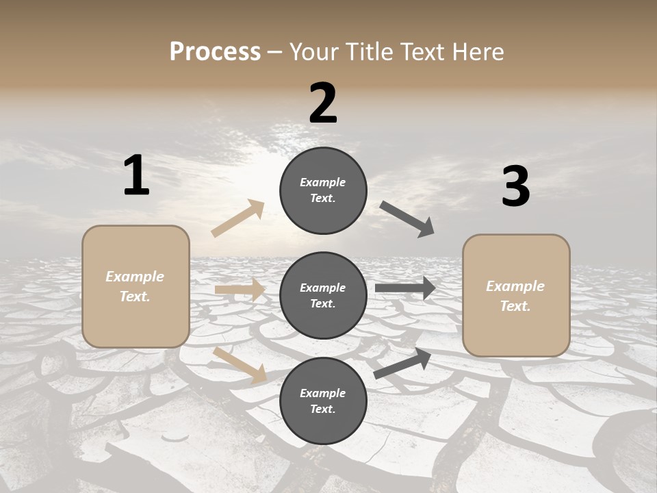 Adventure Gobi Dry PowerPoint Template