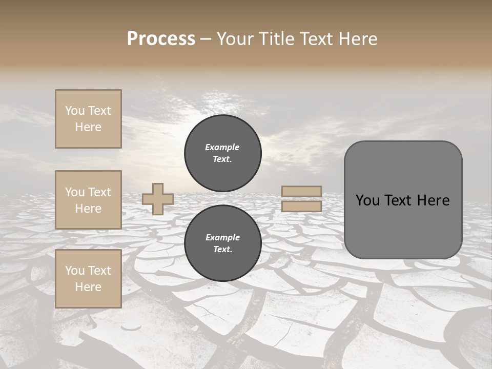 Adventure Gobi Dry PowerPoint Template