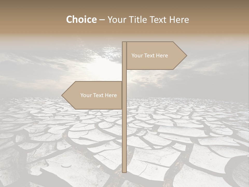 Adventure Gobi Dry PowerPoint Template