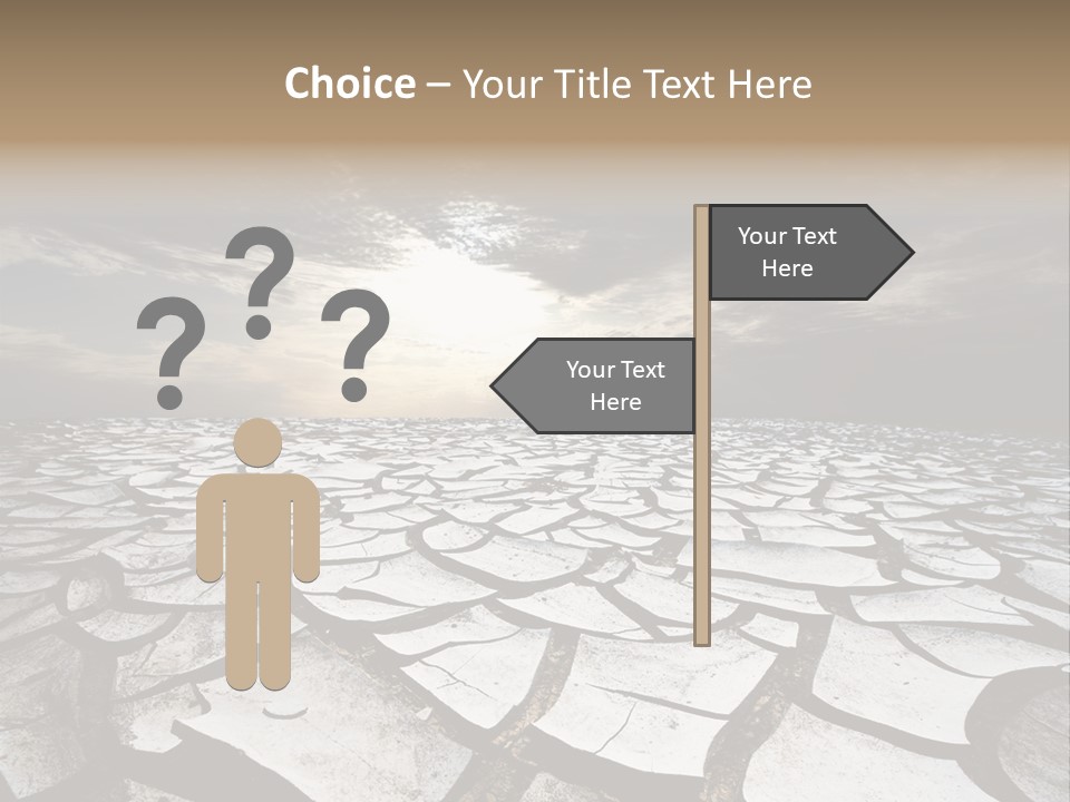 Adventure Gobi Dry PowerPoint Template