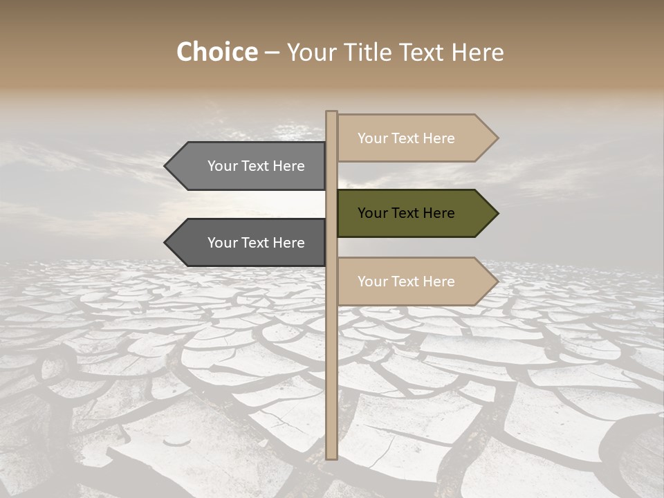 Adventure Gobi Dry PowerPoint Template