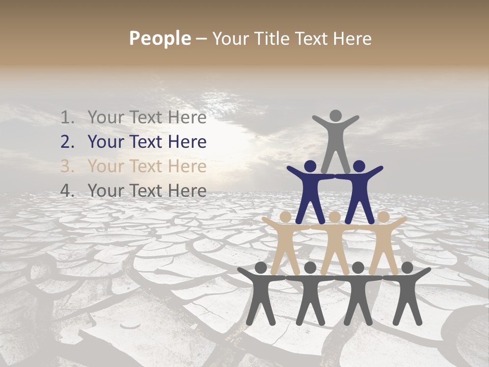 Adventure Gobi Dry PowerPoint Template