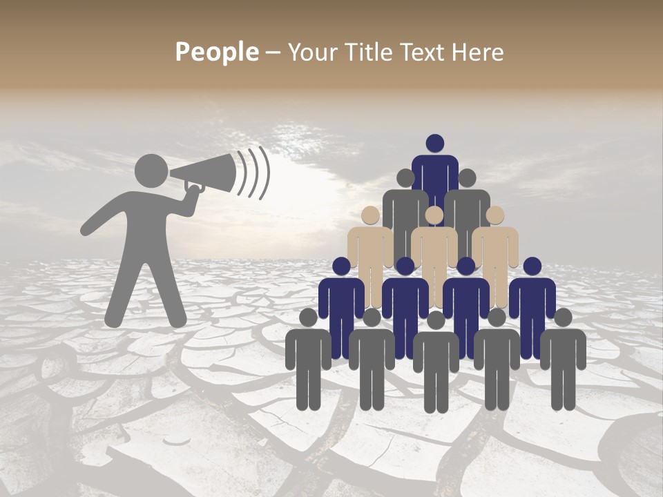 Adventure Gobi Dry PowerPoint Template