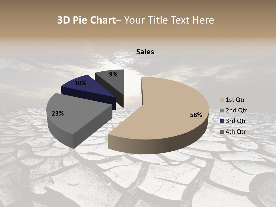 Adventure Gobi Dry PowerPoint Template