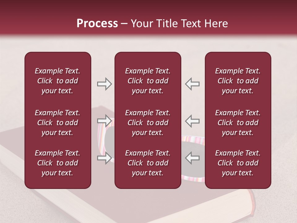 Sunglasses Vacation Red PowerPoint Template