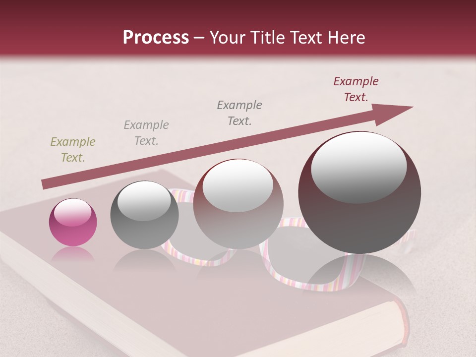 Sunglasses Vacation Red PowerPoint Template