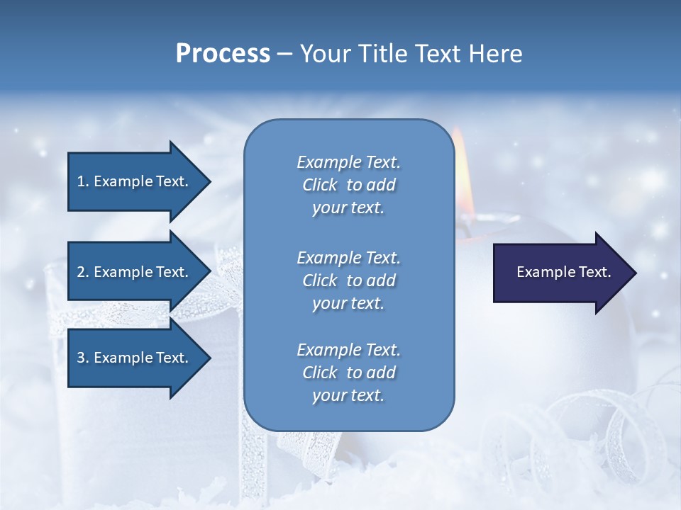 Seasonal Sparkle Close Up PowerPoint Template