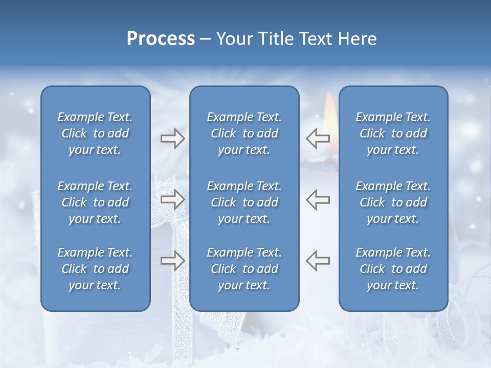 Seasonal Sparkle Close Up PowerPoint Template