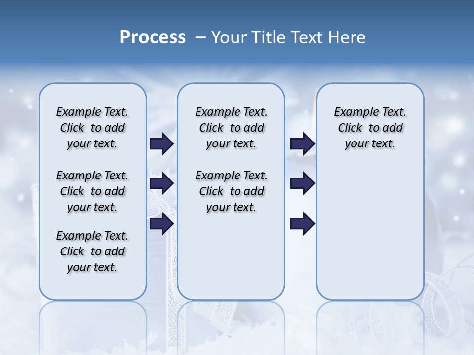 Seasonal Sparkle Close Up PowerPoint Template