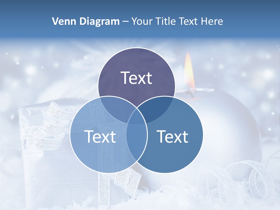 Seasonal Sparkle Close Up PowerPoint Template