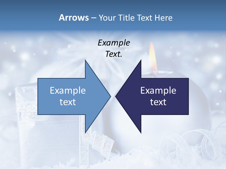 Seasonal Sparkle Close Up PowerPoint Template