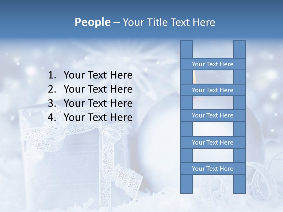 Seasonal Sparkle Close Up PowerPoint Template