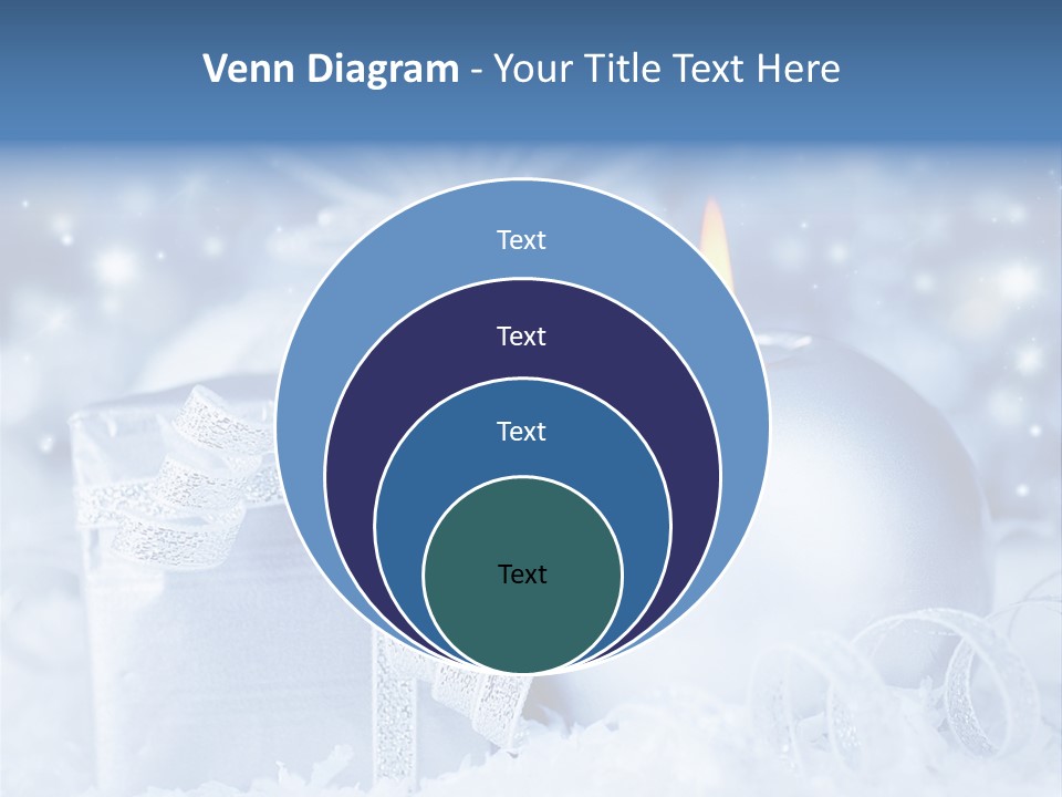 Seasonal Sparkle Close Up PowerPoint Template