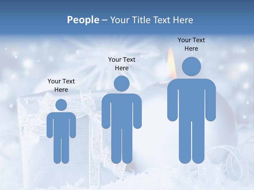 Seasonal Sparkle Close Up PowerPoint Template