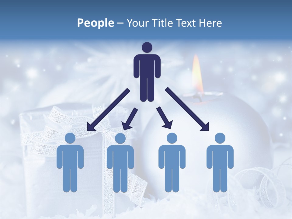 Seasonal Sparkle Close Up PowerPoint Template