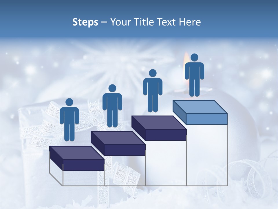 Seasonal Sparkle Close Up PowerPoint Template