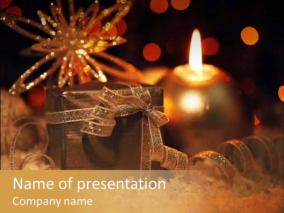 Present Eve Background PowerPoint Template