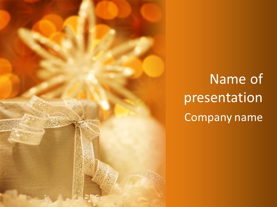 Gift Surprise Festive PowerPoint Template