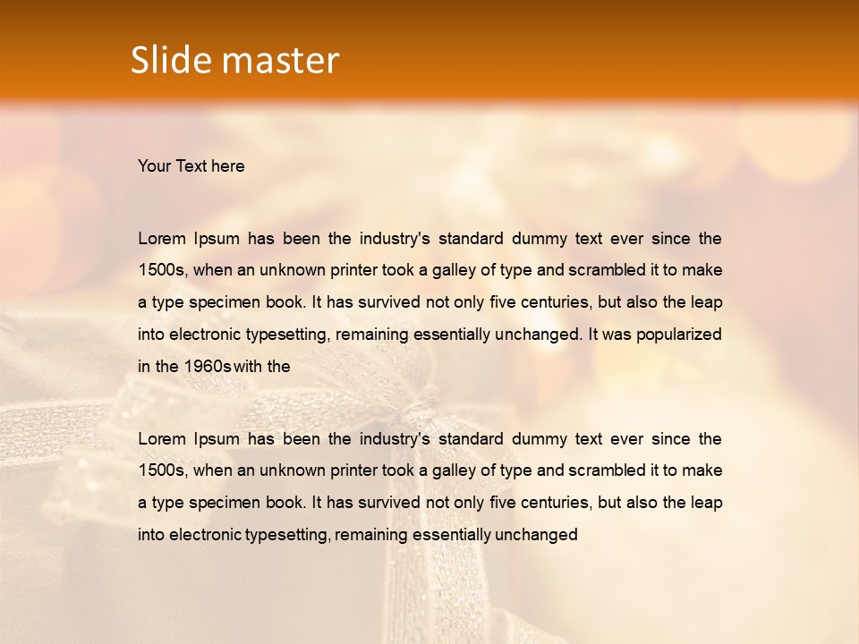 Gift Surprise Festive PowerPoint Template